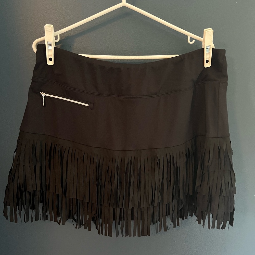 NWOT GG blue Fringe Skort